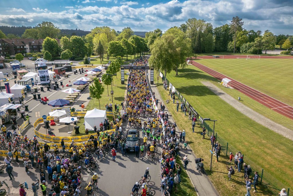 Festival-Gelände in Bad Dürrheim aus der Luft