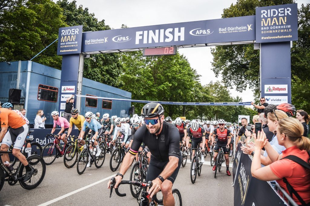 Start des RiderMan Straßenrennens